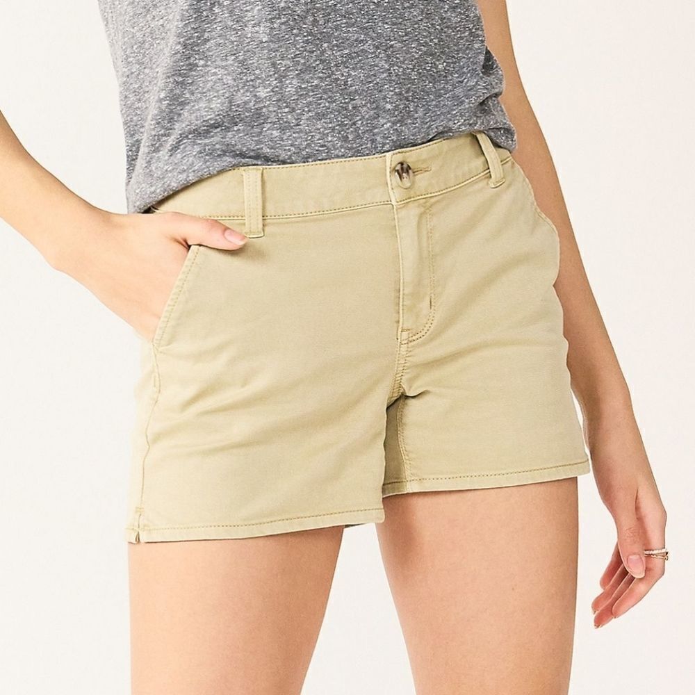 💕5/$18 NWOT SO🌸 Chino Midi Shorts